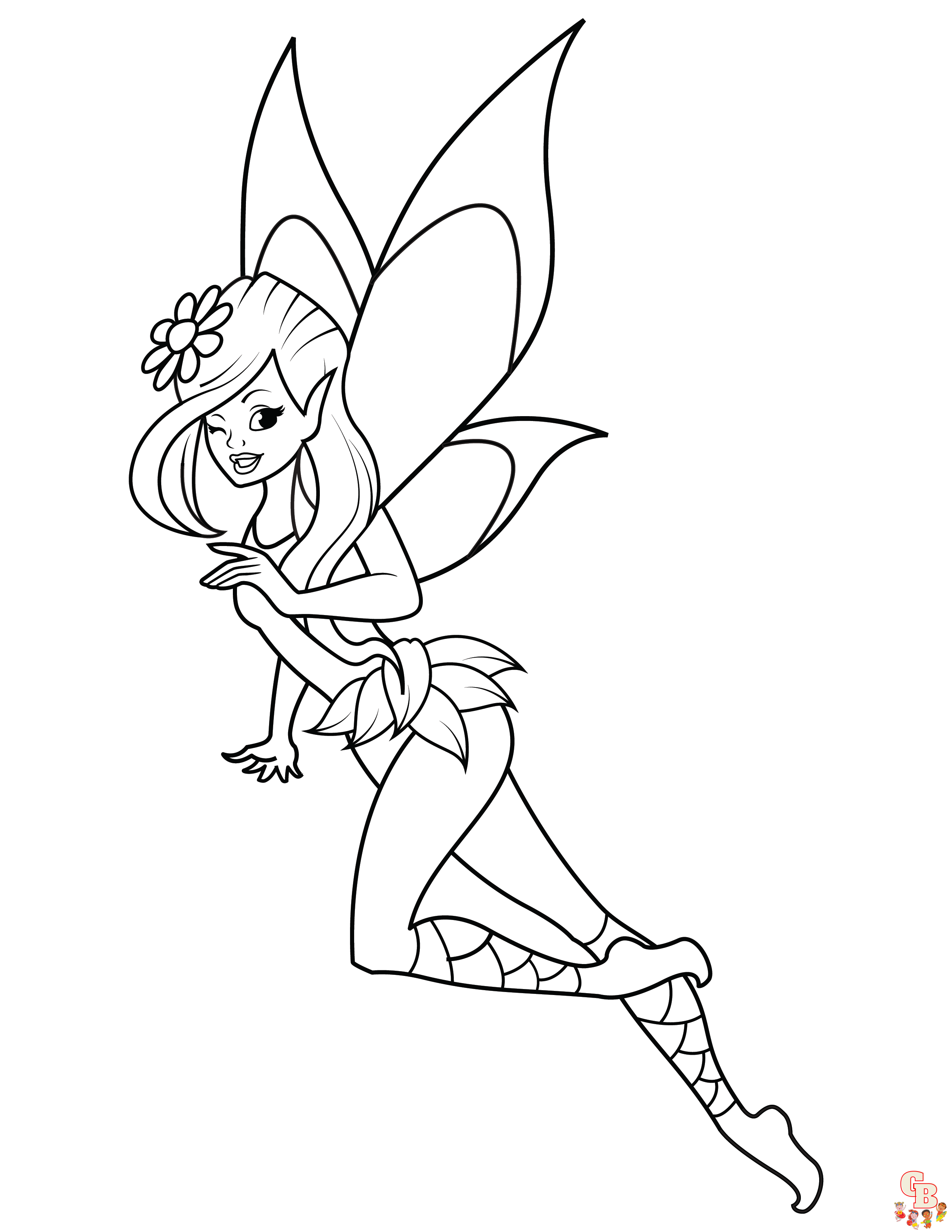 Beautiful fairy coloring pages printable free and easy