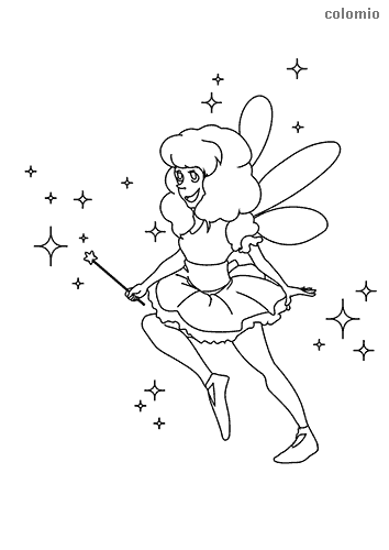 Fairy coloring pages free printable fairy coloring sheets