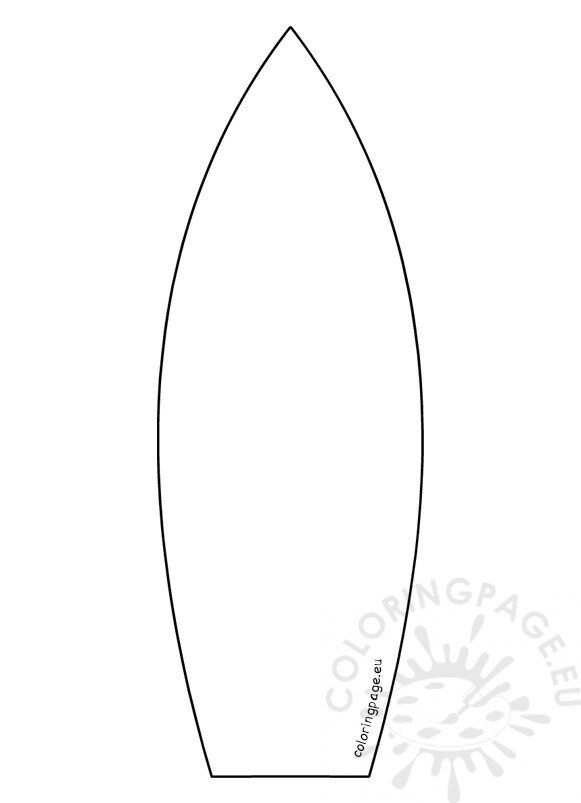 Feather cut out template coloring page