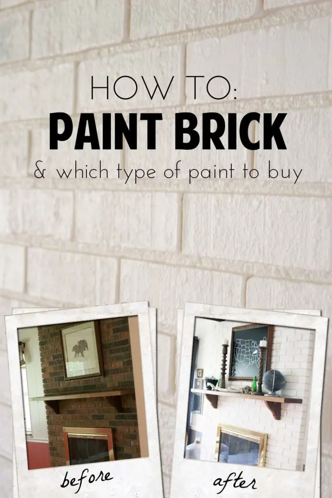 How to paint a brick fireplace and the best paint to use â craftivity designs