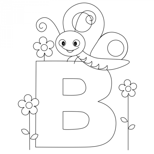 Coloring pages free printable alphabet coloring pages