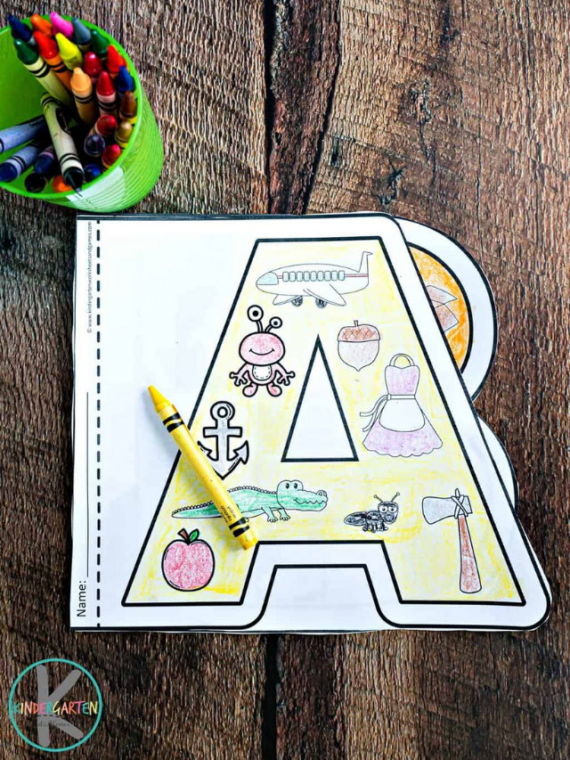 Free printable alphabet coloring pages worksheets for kindergarten