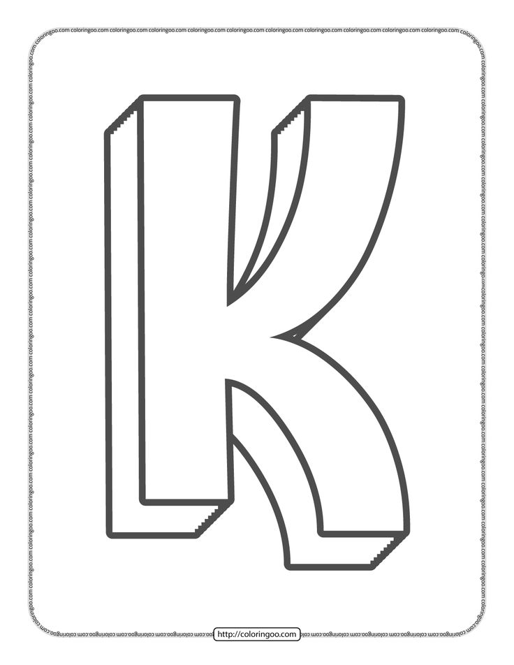 D alphabet letter k coloring page lettering alphabet alphabet coloring pages d alphabet