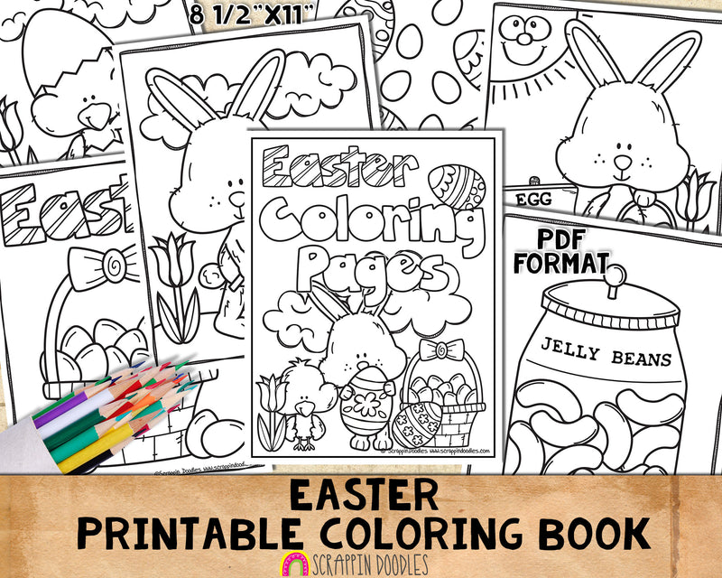 Easter coloring book