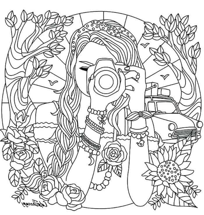 Printable coloring pages for teens coloring pages for teenagers detailed coloring pages cute coloring pages