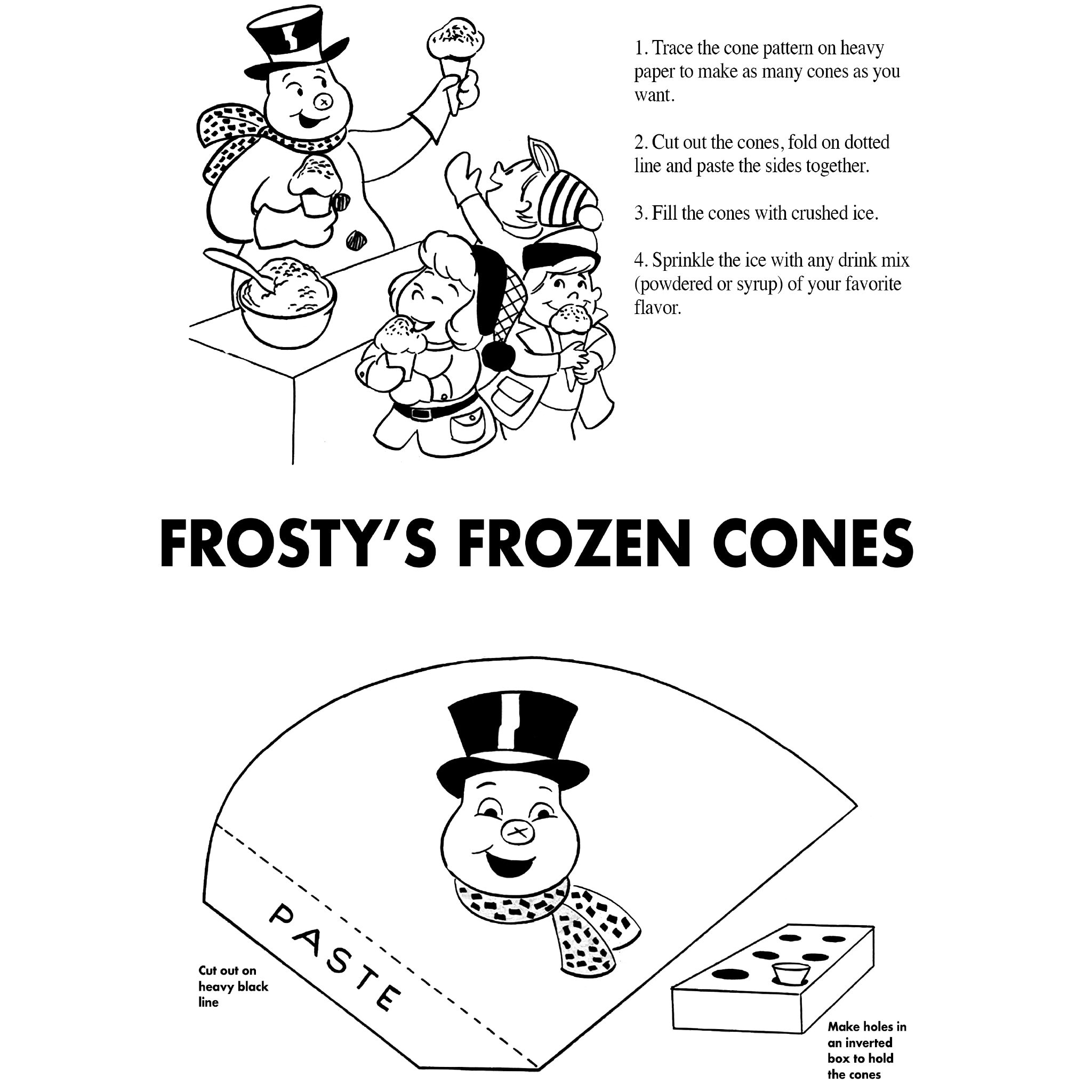 Frosty the snowman christmas ic coloring activity book printable pdf instant digital download pages of frosty art for kids to color