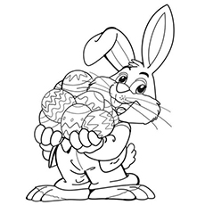 Top free printable easter bunny coloring pages online