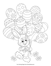 Easter coloring pages â free printable pdf from