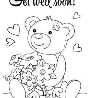 Top get well soon coloring pages for your little ones coloring pages