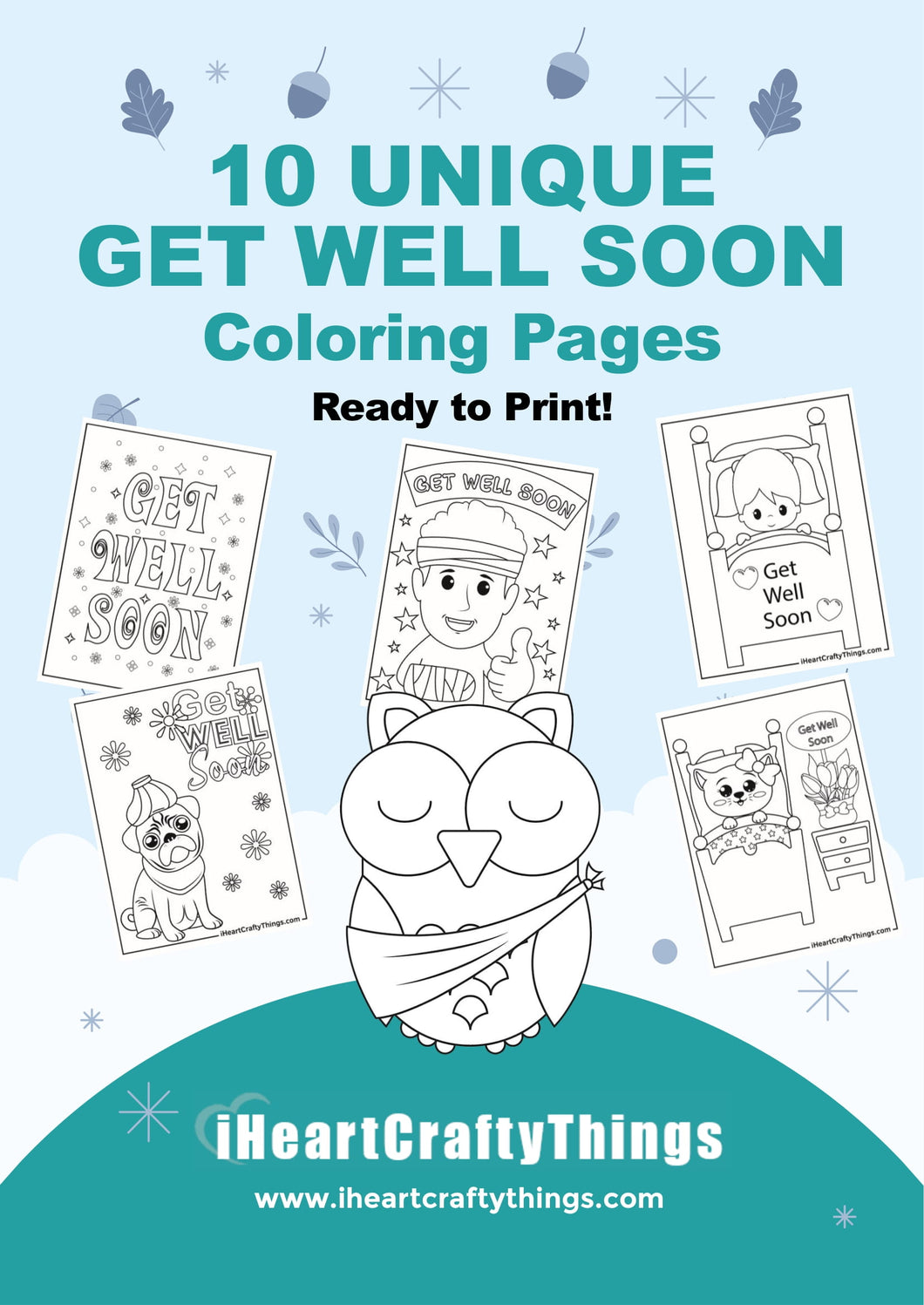 Get well soon coloring pages â i heart crafty things