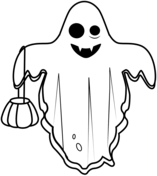 Ghost coloring pages free coloring pages