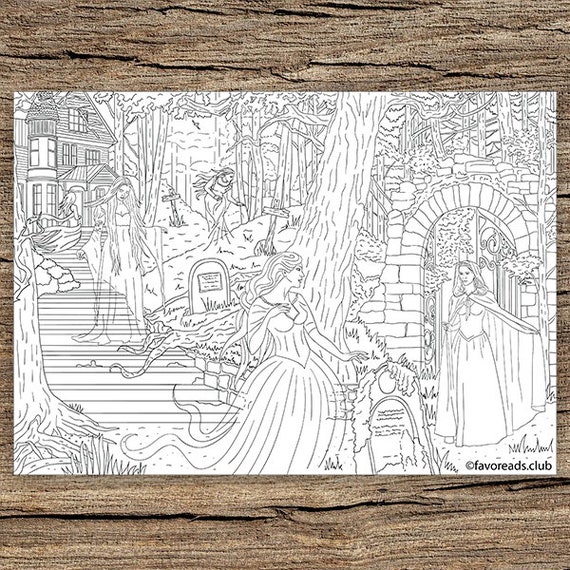 Ghosts printable adult coloring page from favoreads coloring book pages for adults and kids coloring sheets coloring designs