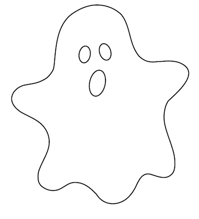 Cutest free ghost coloring pages you can print from home