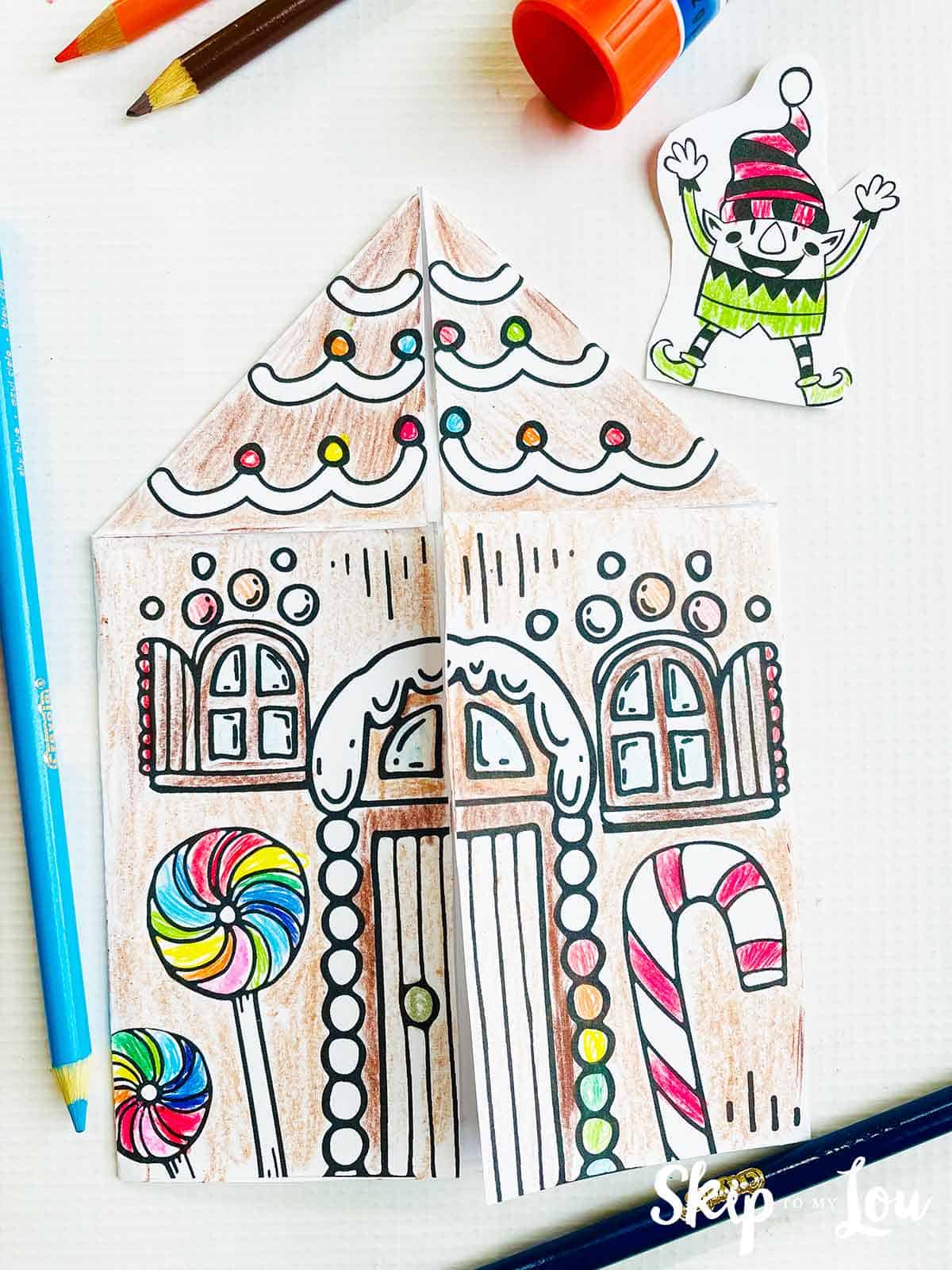 Gingerbread house coloring pages skip to my lou