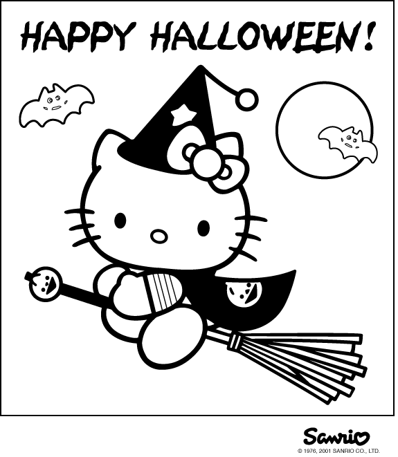 Fun free printable halloween coloring pages