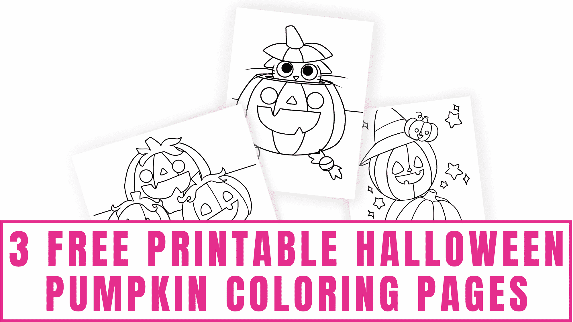 Free printable halloween pumpkin coloring pages