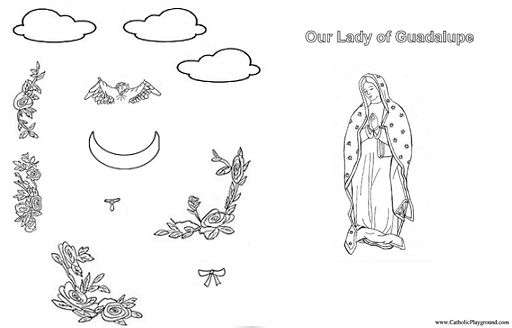 Our lady of guadalupe activity sheet â catholic playground