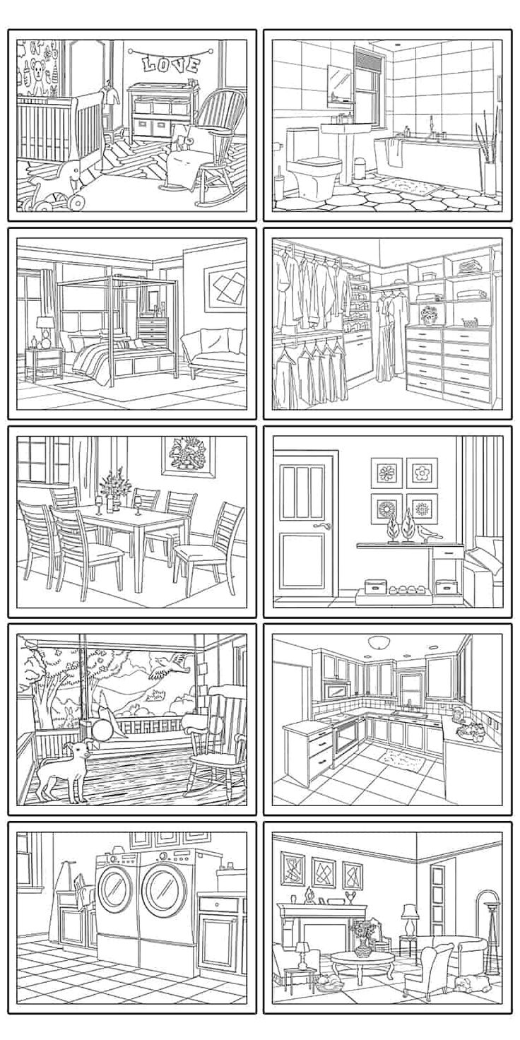 Free printable house coloring pages beautiful home pictures for kids or adults house colouring pages coloring pages cute coloring pages