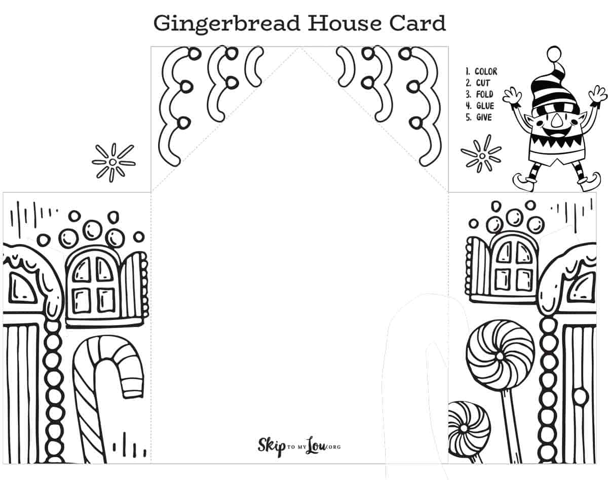Gingerbread house coloring pages skip to my lou