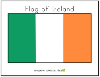 Free flag of ireland printable and coloring page by homegrown hearts and minds