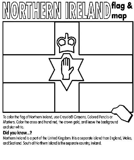 Northern ireland coloring page flag coloring pages ireland flag britain flag