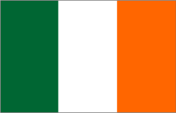 Ireland flag colouring page