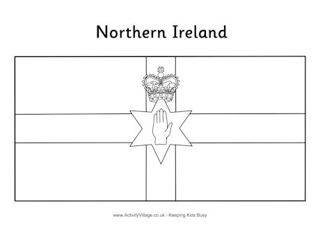 Northern ireland flag louring page flag loring pages ireland flag northern ireland