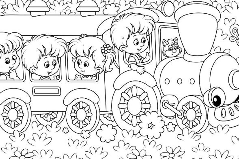 Moving vehicle coloring pages fun cars trucks trains and more printable coloring pages for kids printables mom