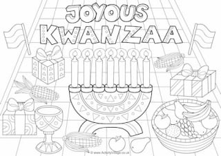 Kwanzaa louring pages