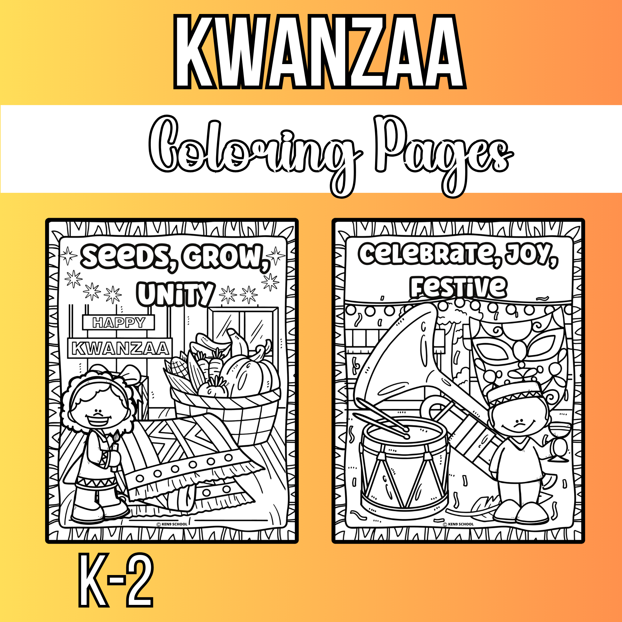 Celebrate kwanzaa coloring pagescelebrate african heritagekwanzaa activities made by teachers