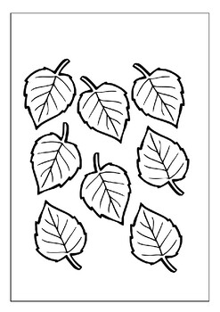 Printable leaf coloring pages for kids capturing the beauty of nature pages