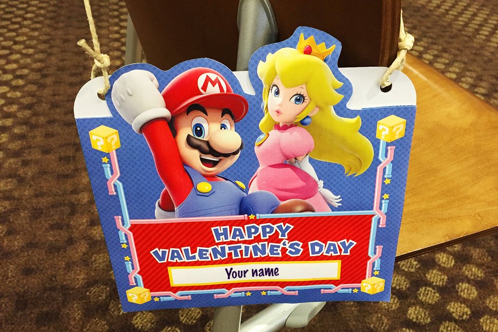 Mario valentines day cards printable envelope