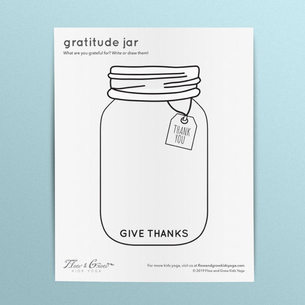 Gratitude jar coloring page downloadable printables for kids