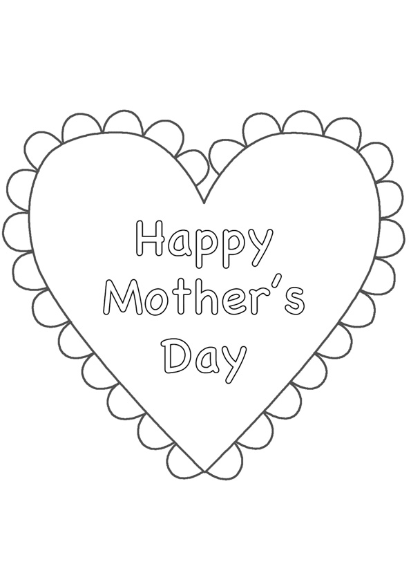 Coloring pages free printable mother day coloring pages