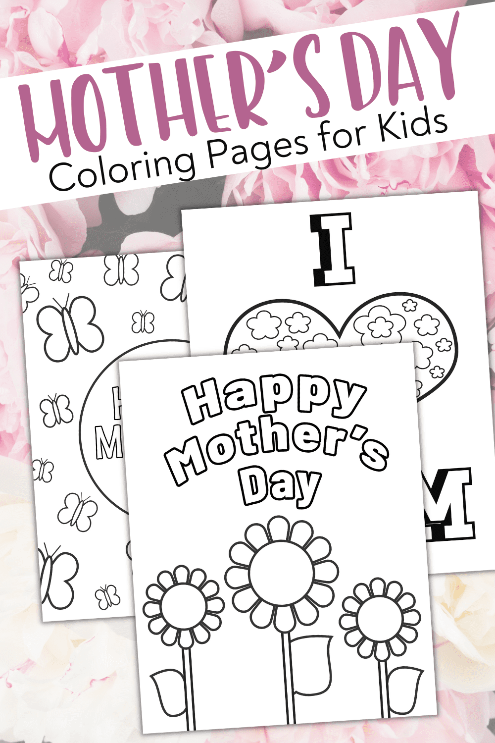 Free printable mothers day coloring pages and bookmarks