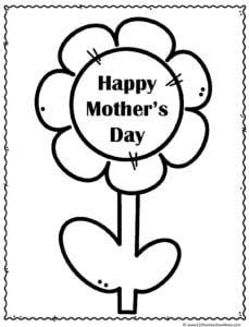 Ð free printable mothers day coloring pages