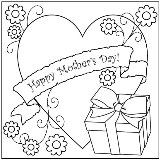 Best free printable mothers day coloring pages
