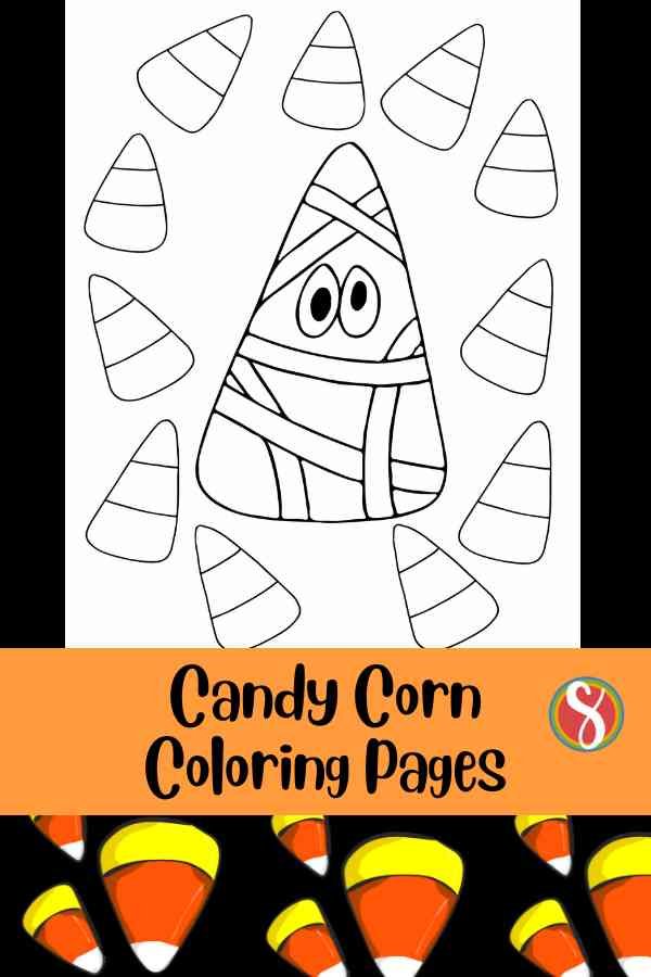 Free candy corn coloring pages â stevie doodles