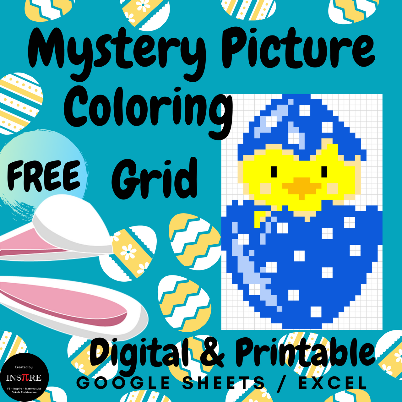 Free coding easter egg mystery picture