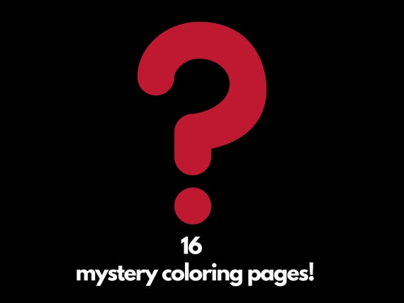 Coloring pages coloring book mystery coloring pages digital coloring pages printable coloring pages pdf digital art