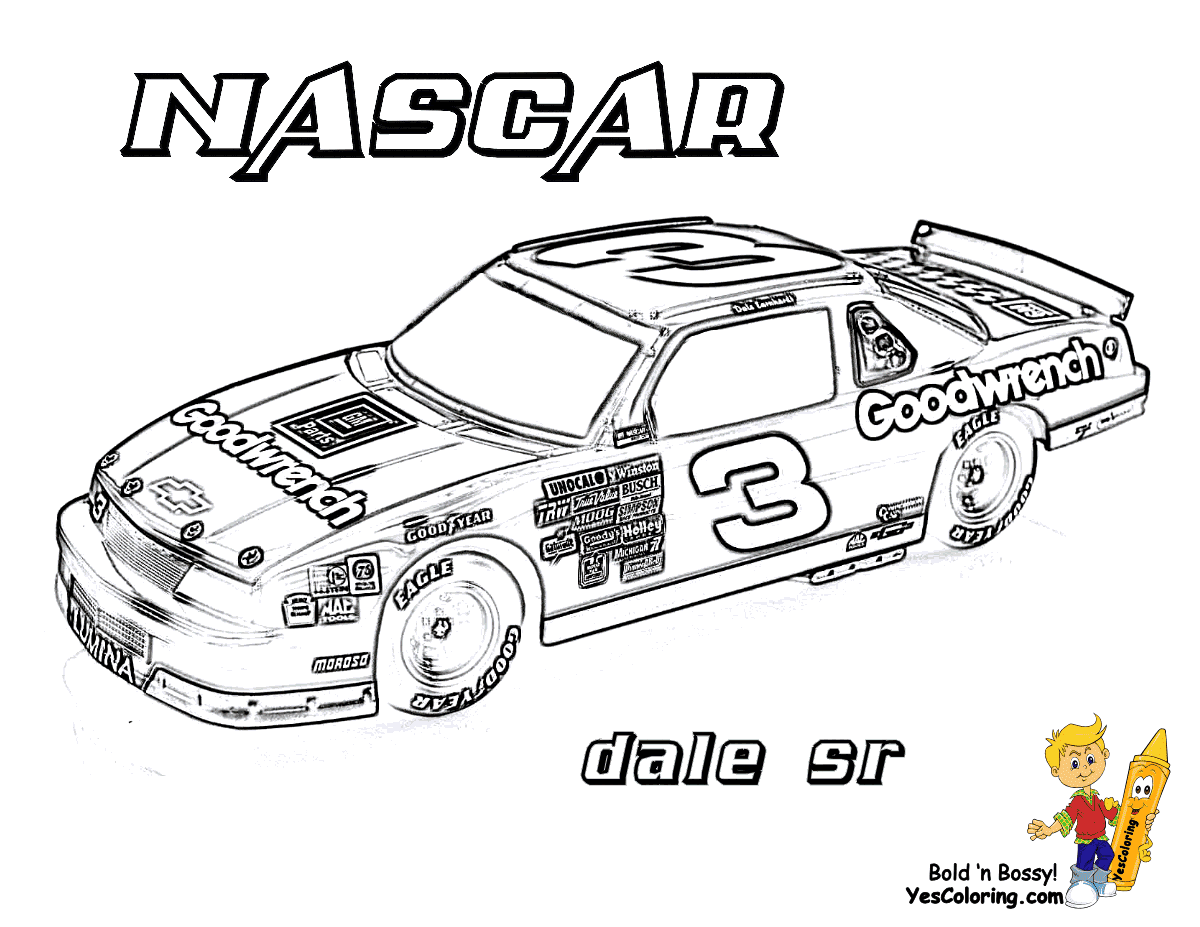 Racing car coloring pages printable for free download