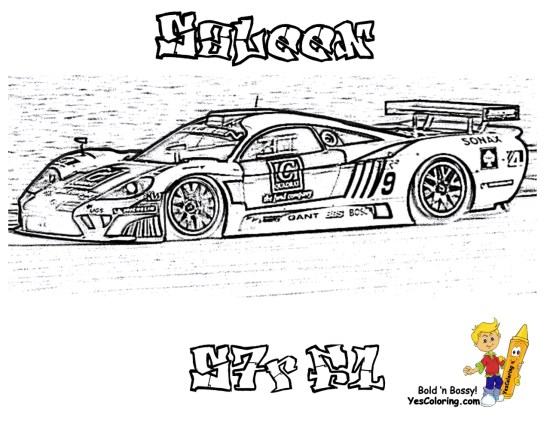 Free printable nascar coloring pages
