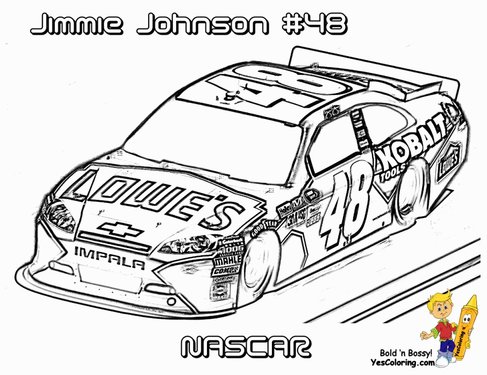 Get this nascar coloring pages to print for kids