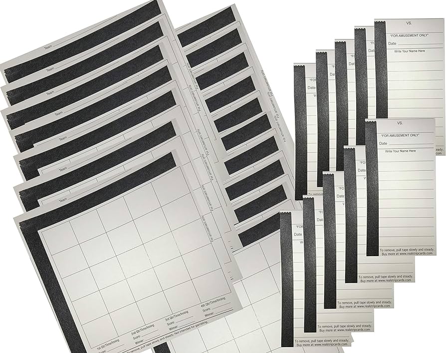 Football squares boards line strip card bo includes square football sheets boards line football strip cards perfect for football pools superbowl nflfundraising sports outdoors