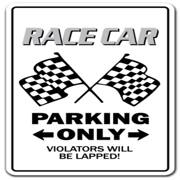 Signmission race car sign racing drag strip midget auto nascar driver track