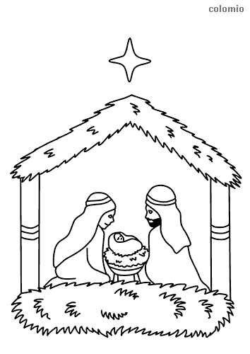 Nativity coloring pages free printable nativity coloring sheets