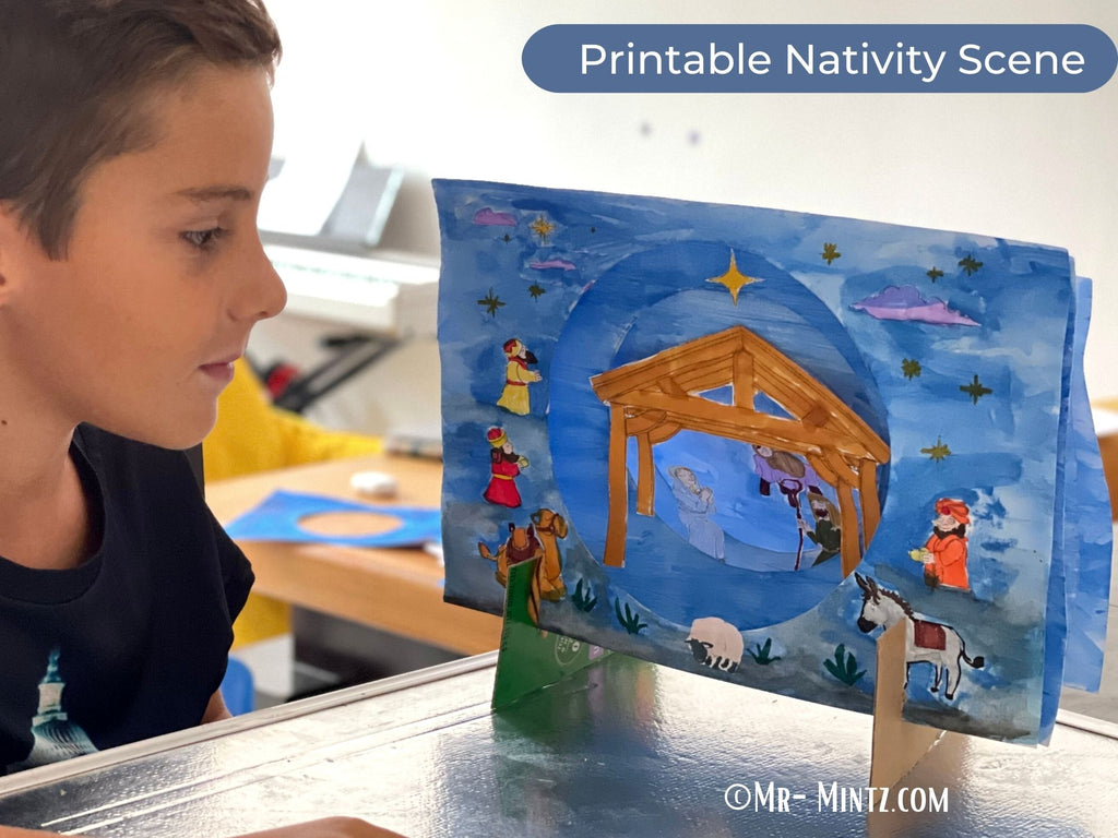 Printable nativity scene â mr mintz crafts