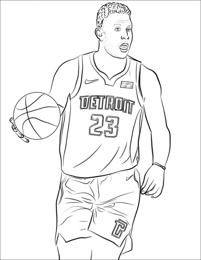 Nba coloring pages