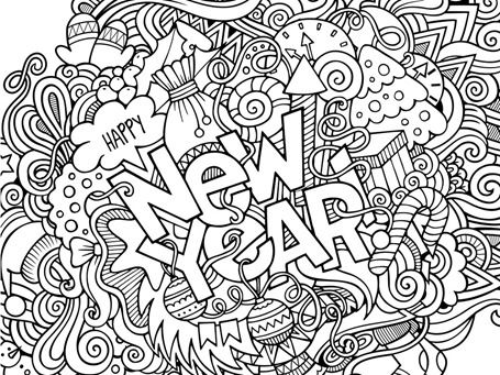 New year coloring pages new year coloring pages coloring pages doodle coloring