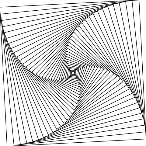 Optical illusion coloring page free printable coloring pages